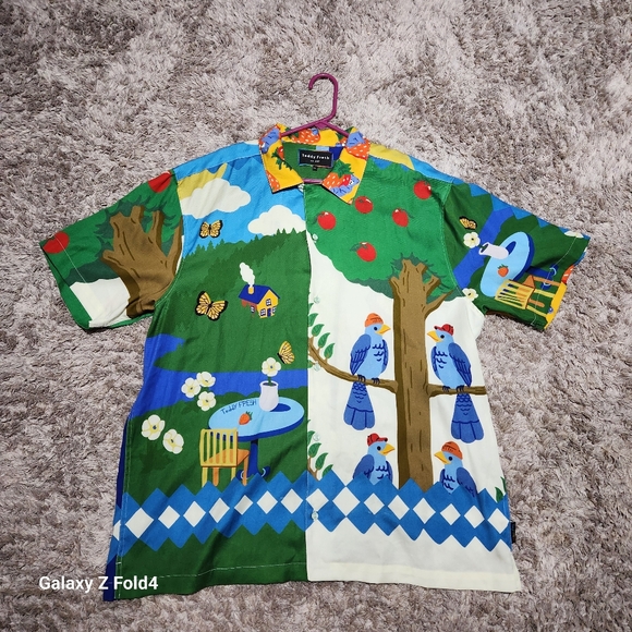 Teddy Fresh Other - Teddy Fresh Heaven Camp Shirt Limited Edition(RARE)